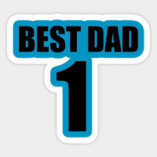BEST DAD Sticker
